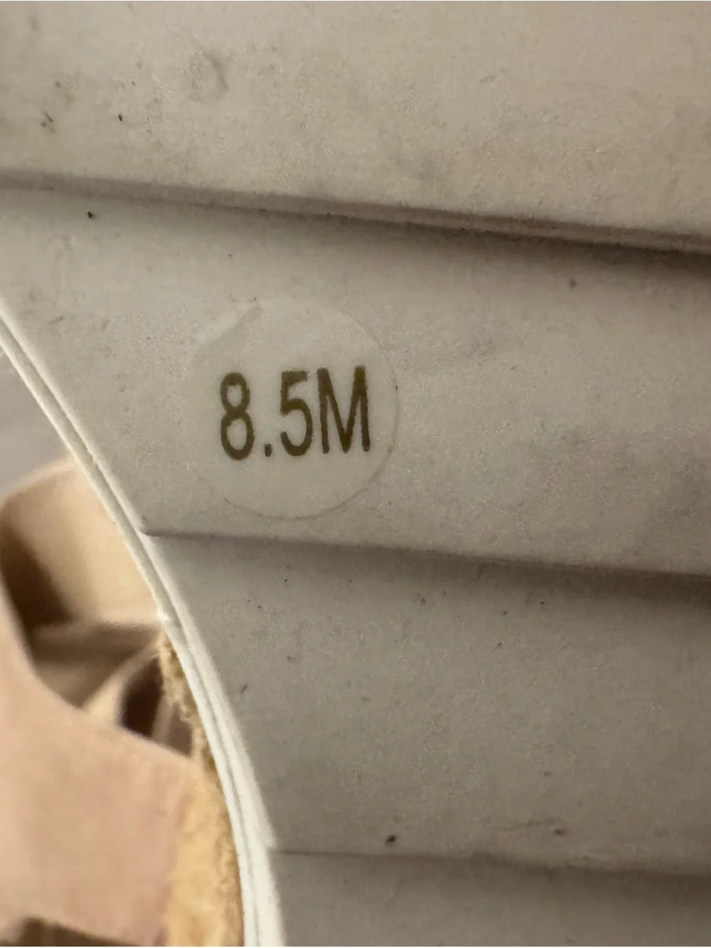 Womens Beige Espadrille Wedge Sandals - Neutral Casual